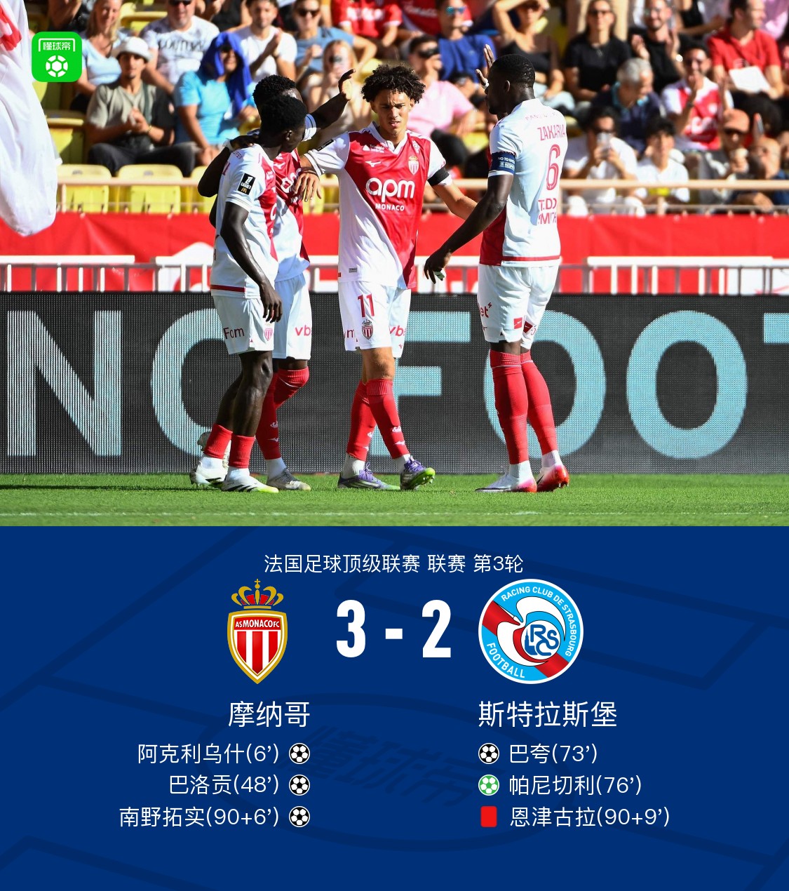 摩纳哥迎战斯特拉斯堡,备战情况严谨有序的简单介绍 摩纳哥迎战斯特拉斯堡,备战情况严谨有序的简单介绍